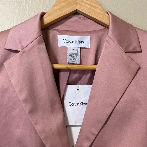 CALVIN KLEIN Rouge Women’s Blazer Suit (Size 6) - Picture 4 of 17